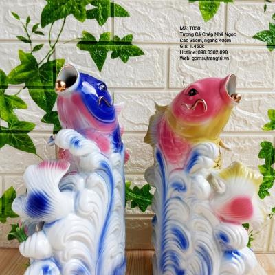 Tượng Cá Chép Nhả Ngọc